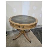 Vintage Round Drum Table