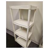 Plastic 4 Shelf Unit