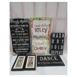 Assorted Wall Signs