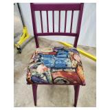 Redesigned Wood Chair Purple