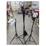 3 Photo Studio Lighting Fixtures