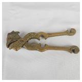 Rooster Chicken Brass Nutcracker