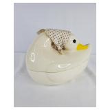 1980s Ceramic Duck Cookie Jar