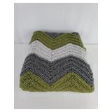 Handmade Crochet Chevron Blanket