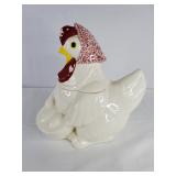 Ceramic Hen Chicken Cookie Jar