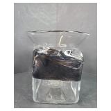 Signed Anne Nilsson Art Glass Vase
