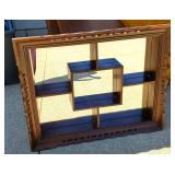 Mid-Century Wooden Shadow Box Wall Shelf