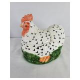 Rooster Collection Ceramic Chicken Cookie Jar