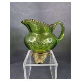 1901 EAPG US Glass Colorado Green Glass Creamer