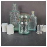 Vintage Apothecary, Kitchen, and Barware Glass