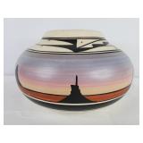 Cedar Mesa Native American Pottery Seed Jar Vase
