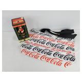 Coca-Cola Christmas Musical Globe & Logo Tote Bag