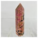 Polished Rhodonite Tower Crystal Point