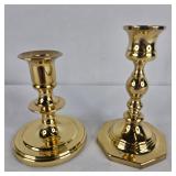 Baldwin Brass Candle Holders (2)