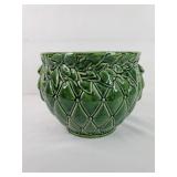 Vintage McCoy Pottery Green Jardiniere Planter