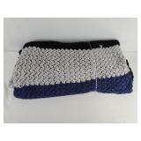 Handmade Crochet Blockstitch Blanket