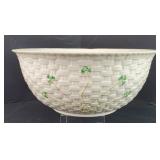 Belleek Ireland Shamrock Mixing Bowl