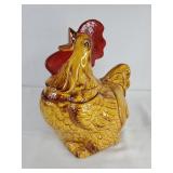 Ceramic Rooster Cookie Jar CJ-100 U.S.A.
