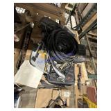 Electrical cables, motors, chargers, laptop bags