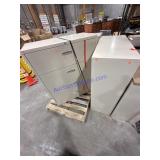 Two filing cabinets