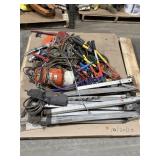 Miscellaneous tools, sign stands cables