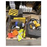New truck parts, miscellaneous tools,