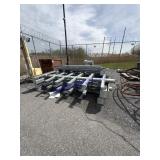 Galvanized racking for pallet, racking pipes