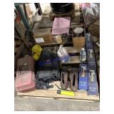 Straps, welding, rods, burn kit, tools
