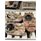 Assorted gas line tools items