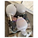 Three LED street lights New