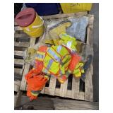 Safety jackets, boots water cooler