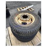 Assorted tires and rims