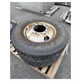 Good year 11 R 22.5 tires and rims