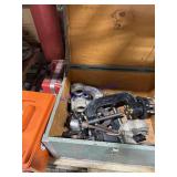 Assorted gas line, equipment, tools