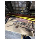 Come along electric tools pipe wrenches, misc