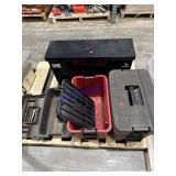 Assorted toolboxes