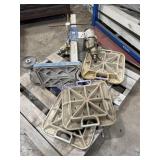 HD Concrete drill & 4 aluminum outrigger pads