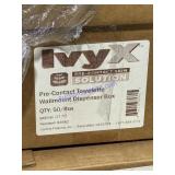 Pallet of poison ivy, wipes