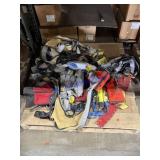 Assorted straps, safety harness, miscellaneous