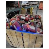 Case of fire extinguishers
