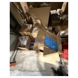 Assorted safety gloves, safety items