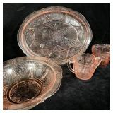 Hazel Atlas Royal Lace Pink Depression Glass >