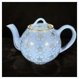 Hall China 6 Cup Teapot 049 Periwinkle Blue with >