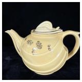 Vintage Hall Parade Teapot  0799 Yellow Gold Trim>