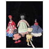 Antique black Americana/African handmade dolls >