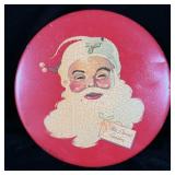 Vintage Santa Claus Tin Mrs. Steven