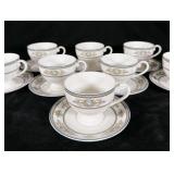 Mikasa HK305 Victorian Crest Footed Cups &>
