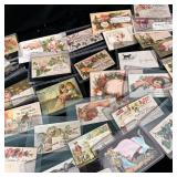 Antique Victorian Business Calling Card Litho >