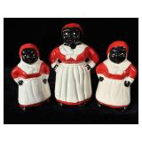 Aunt Jemima Salt & Pepper Shakers & Bell