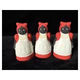 Aunt Jemima Salt & Pepper Shakers & Tooth Pick >